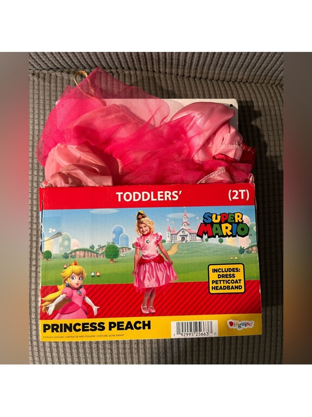 Nintendo Princess Peach Pink Toddler Dress Costume (2T)